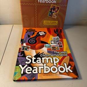 The 2005 Commemorative Stamp Yearbook Hardcover with Protective Slipcase
